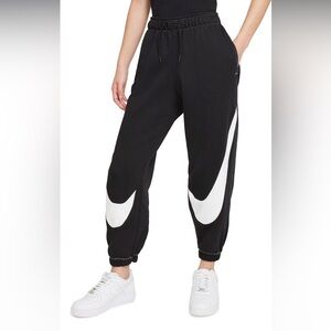 Nike Swoosh Easy Fleece Jogger Pants with double large swoosh